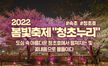 속초 봄빛 축제 "청초누리 봄빛정원" 2022